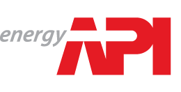 The energy api logo on a black background.