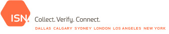 Isn collect verify connect logo.